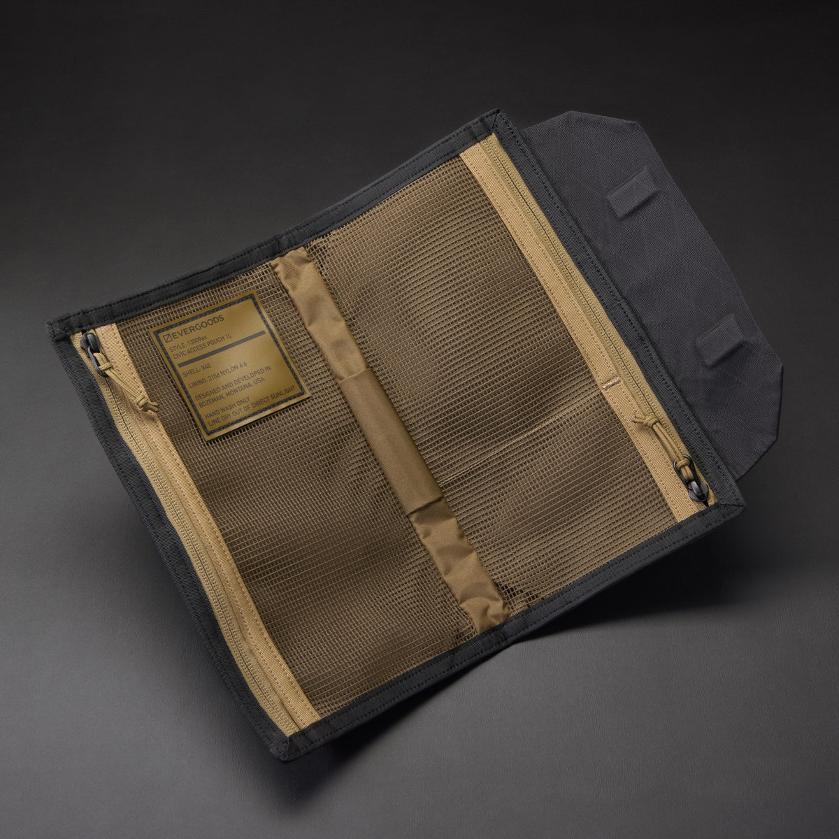 EVERGOODS CIVIC ACCESS POUCH 1L エバーグッズ EVERGOODS_CAP1_X-PacBlack-