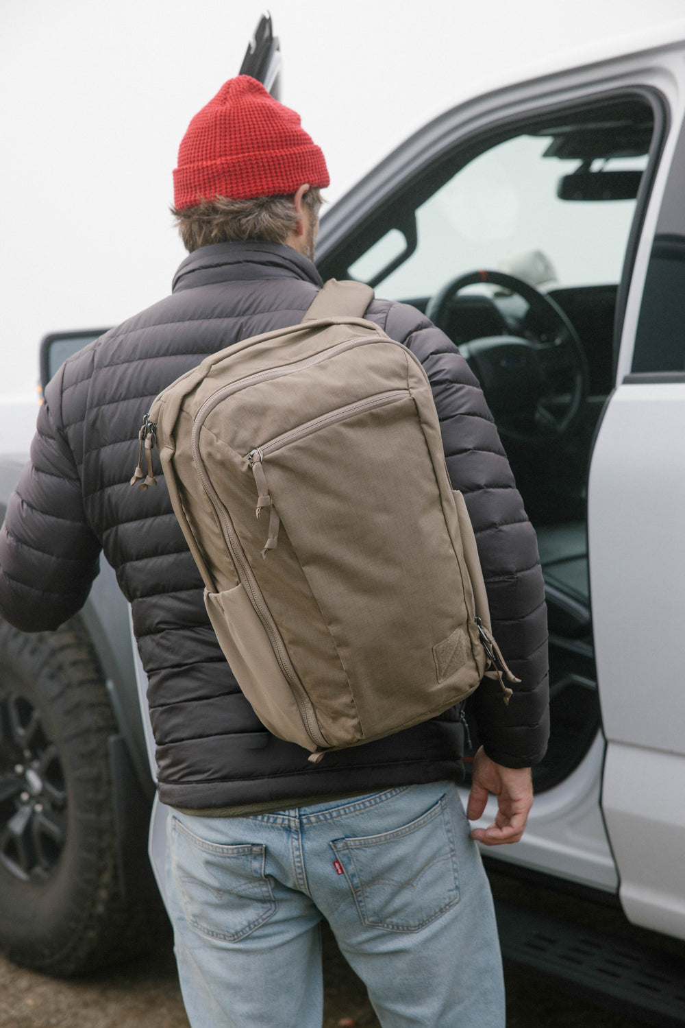 CIVIC TRAVEL  BAG - Fossil Brown
