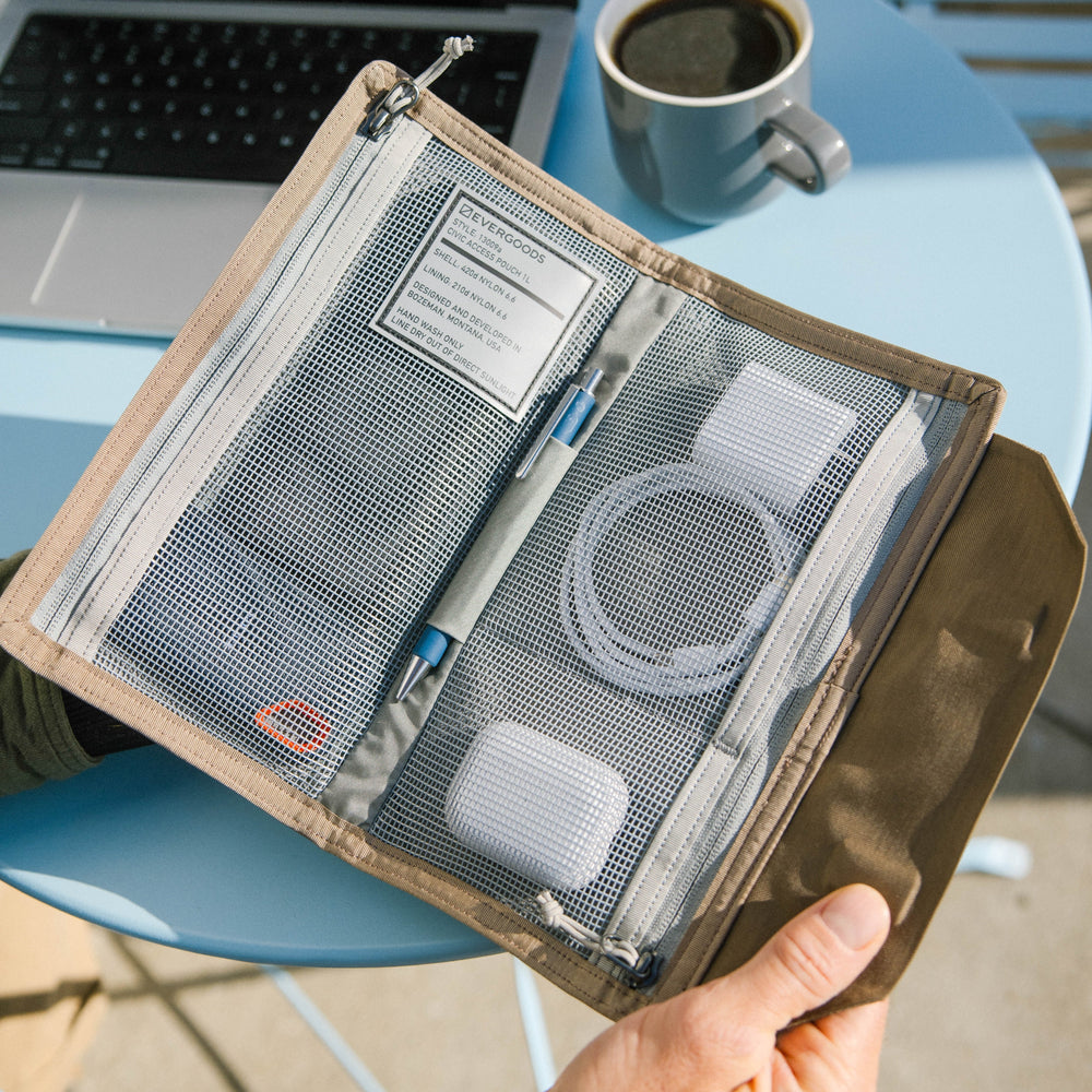 CIVIC ACCESS POUCH 1L - Fossil Brown