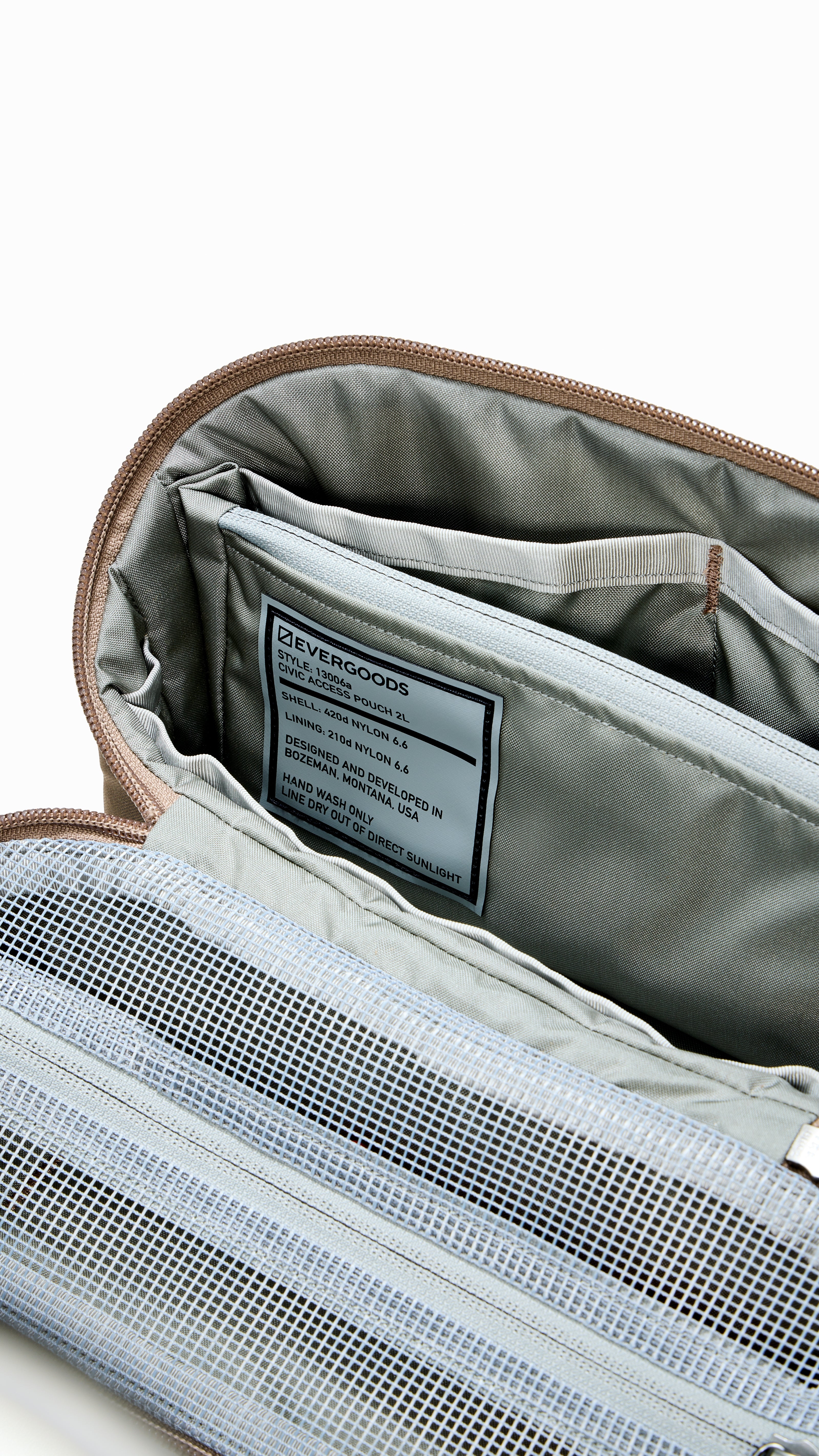 小物 soelsk CIVIC ACCESS POUCH 2L - Fossil Brown – EVERGOODS Japan