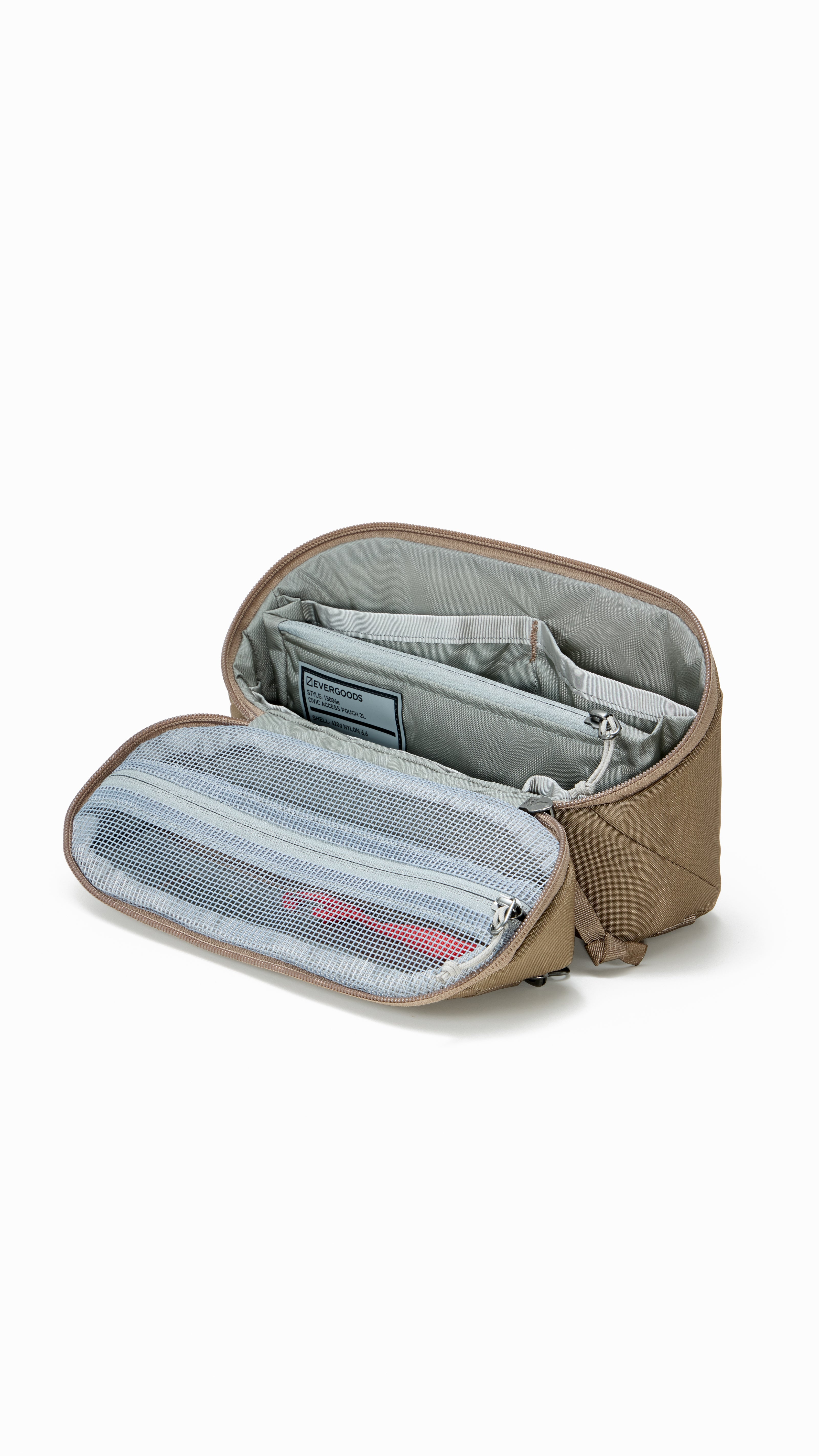 CIVIC ACCESS POUCH 2L - Fossil Brown – EVERGOODS Japan