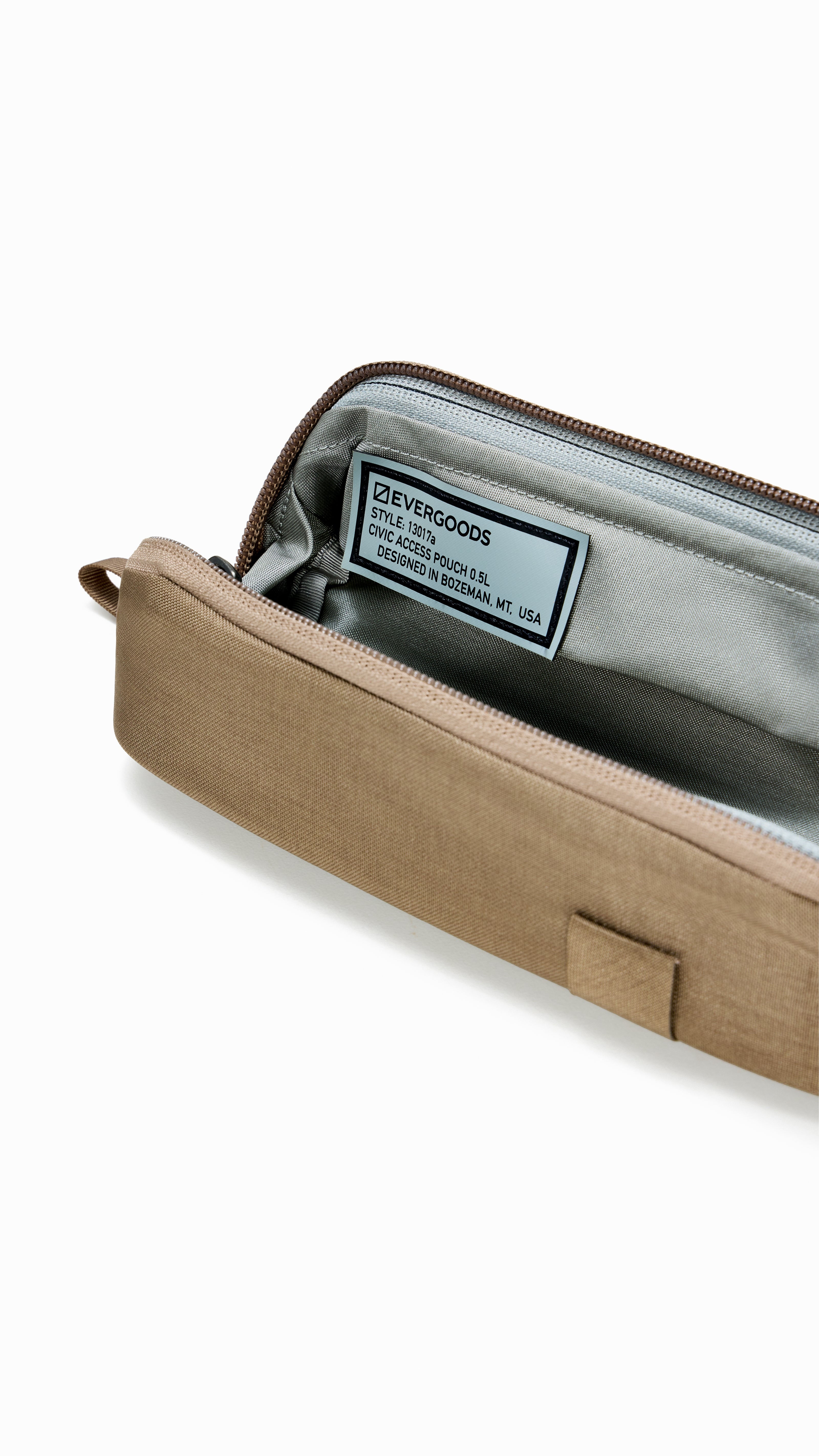 小物 s CIVIC ACCESS POUCH 0.5L - Fossil Brown – EVERGOODS Japan