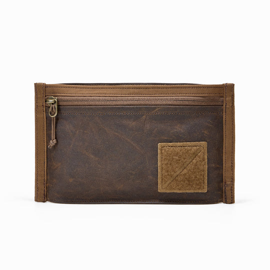 CIVIC FLAT POUCH - Waxed Canvas