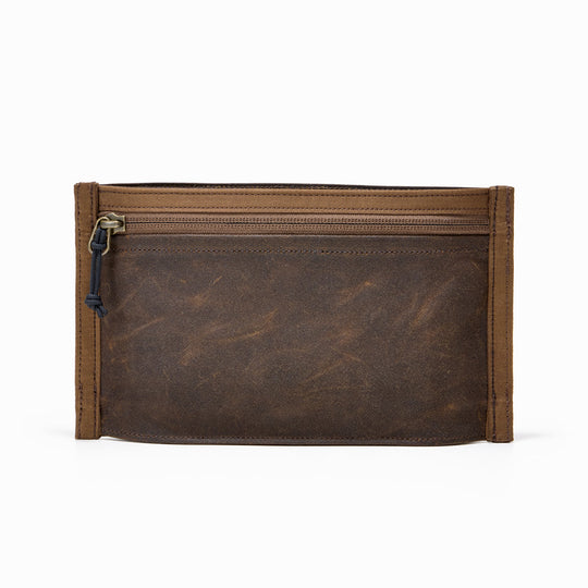 CIVIC FLAT POUCH - Waxed Canvas