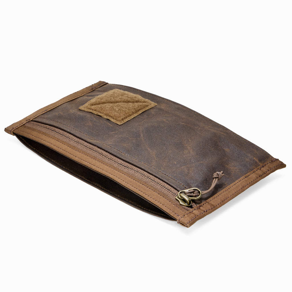 CIVIC FLAT POUCH - Waxed Canvas