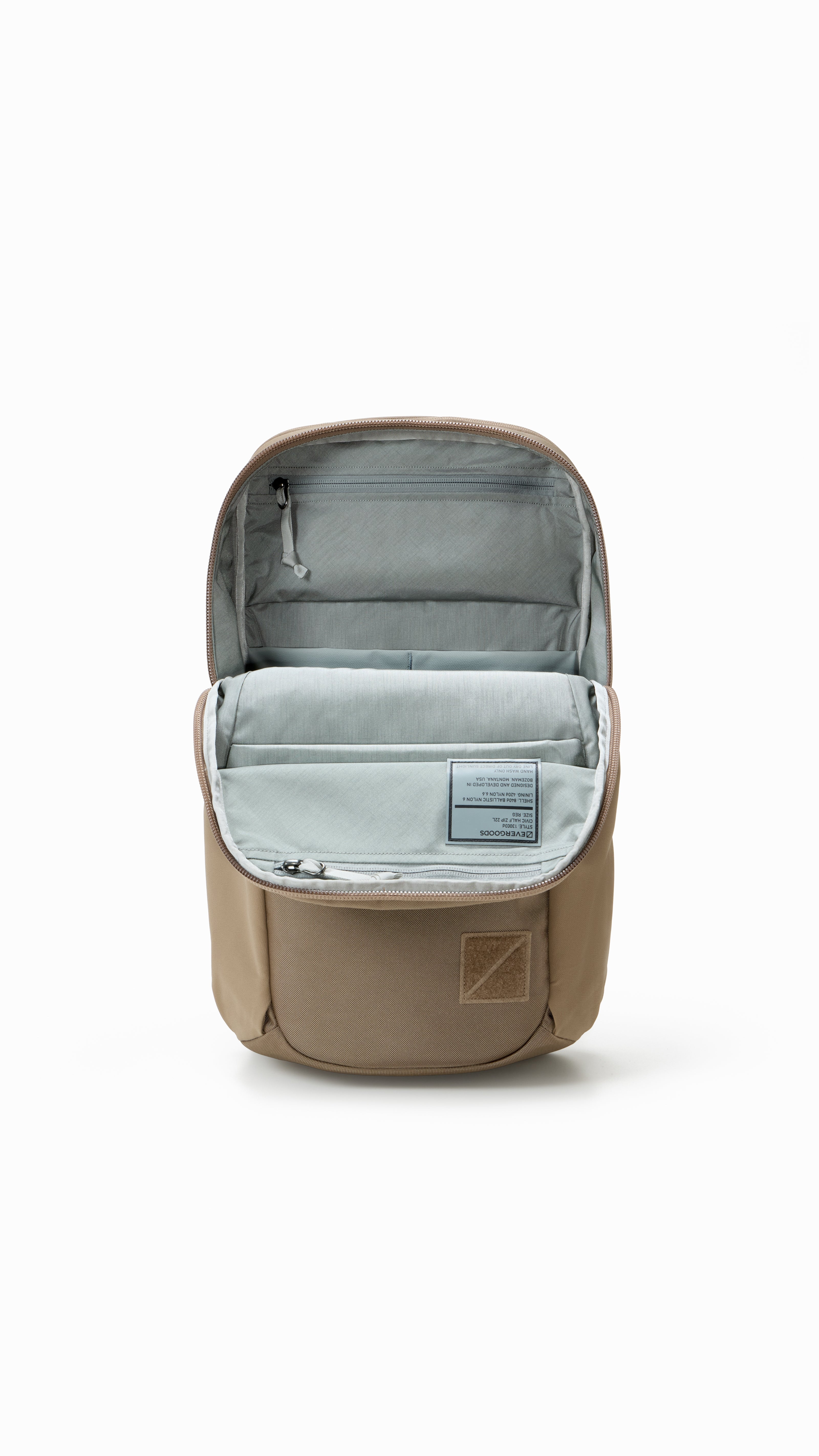CIVIC HALF ZIP 22L - Fossil Brown – EVERGOODS Japan