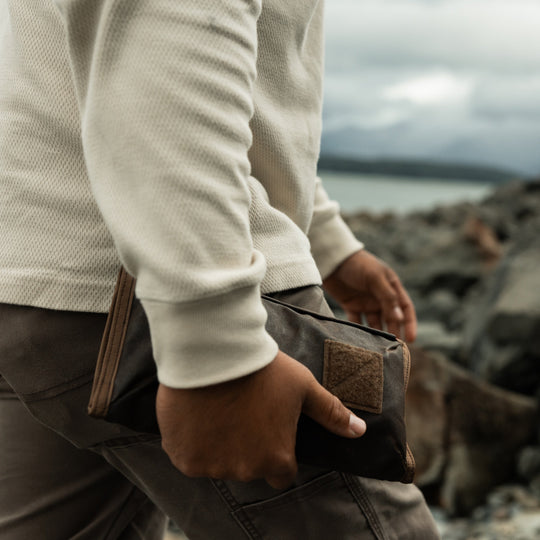 CIVIC ACCESS POUCH 1L - Waxed Canvas