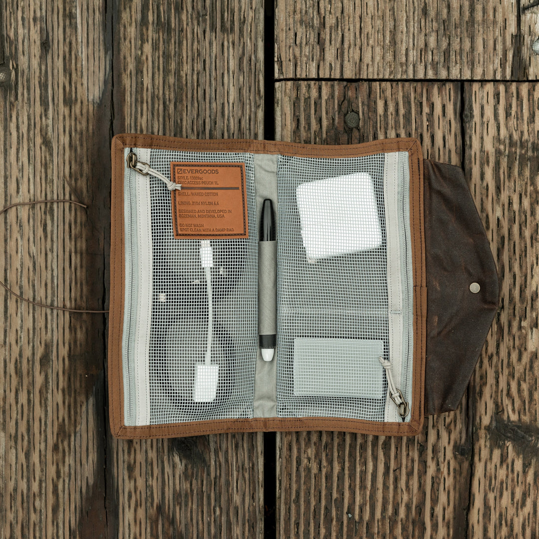 CIVIC ACCESS POUCH 1L - Waxed Canvas