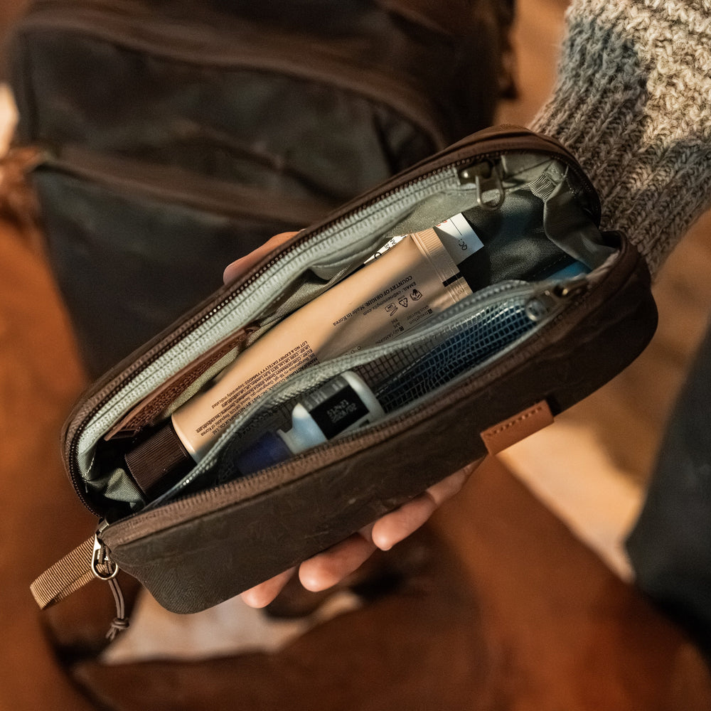 CIVIC ACCESS POUCH 0.5L - Waxed Canvas
