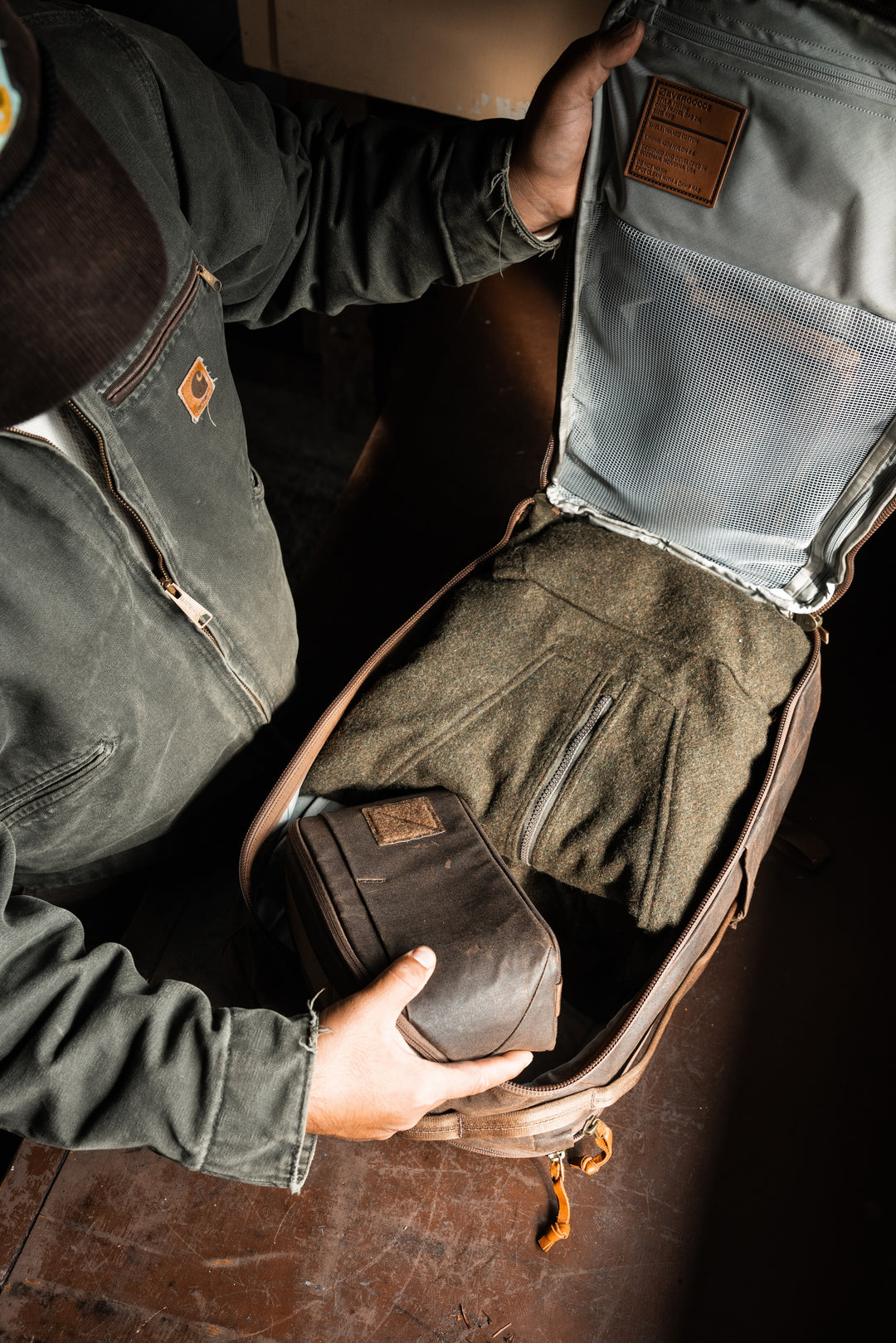 CIVIC ACCESS POUCH 2L - Waxed Canvas
