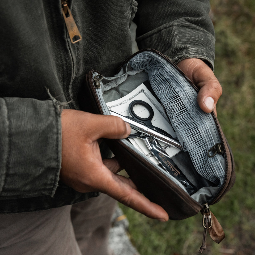 CIVIC ACCESS POUCH 0.5L - Waxed Canvas