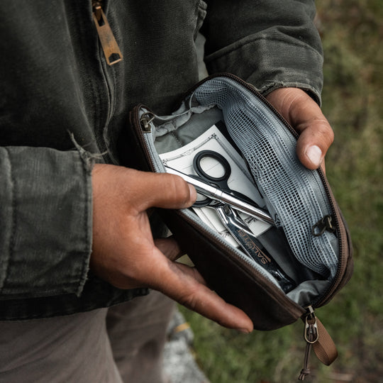 CIVIC ACCESS POUCH 0.5L - Waxed Canvas
